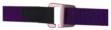 KIDS PURPLE BELT + ROSE BUCKLE