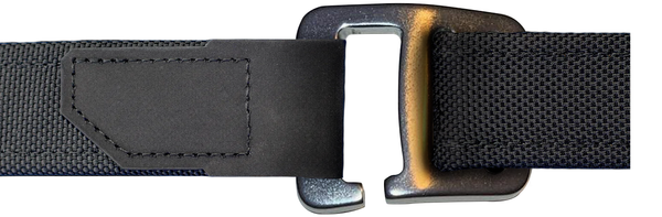 KIDS BLACK BELT + SHINY SILVER BUCKLE