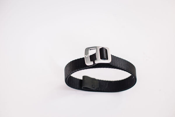 KIDS BLACK BELT + SHINY BLUE BUCKLE