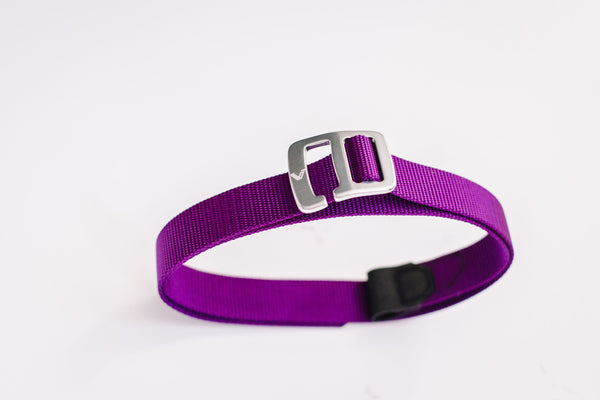 KIDS PURPLE BELT + SILVER BUCKLE
