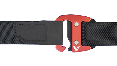 Black Belt + Cayenne Red Buckle
