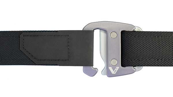 Black Belt + Lavender Buckle
