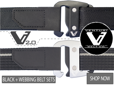 Webbing Belt and Black Belt