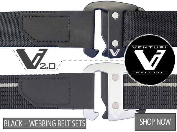 Webbing Belt and Black Belt