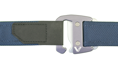 Blue Belt + Lavender Buckle