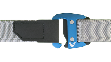 Gray Belt + Electric Blue Buckle