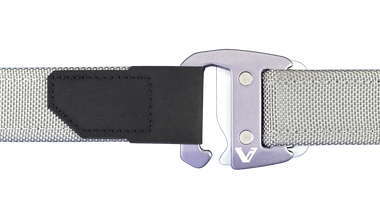 Gray Belt + Lavender Buckle