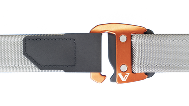 Gray Belt + Orange Alloy Buckle