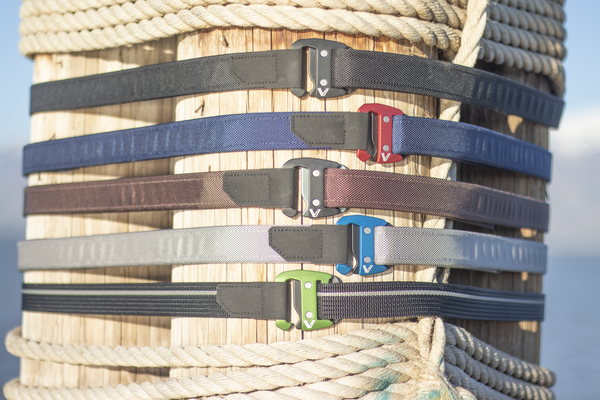 Black Belt + Lavender Buckle