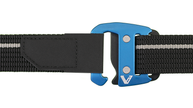 Webbing Belt + Electric Blue Buckle