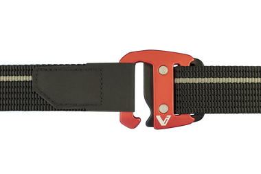 Webbing Belt + Cayenne Red Buckle