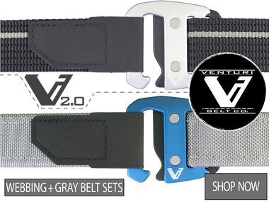 Webbing Belt and Gray Belt